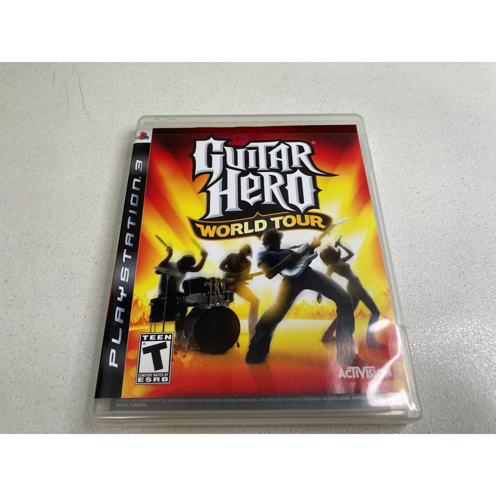 Guitar Hero World Tour Sony PlayStation 3 PS3 2008 CIB Tested BLUS30164